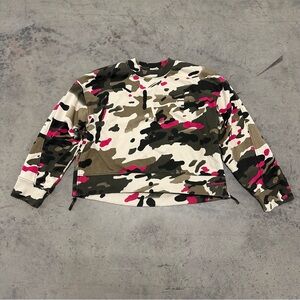 G-Star Raw loose fit camo all over pullover sweater